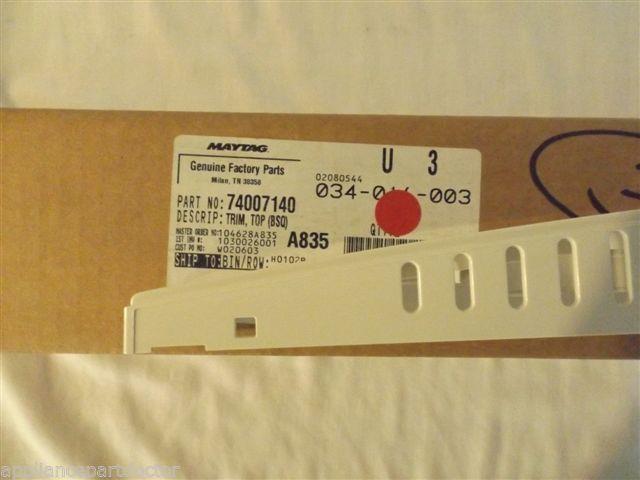 JENN AIR STOVE 74007140 Trim, Top (bsq) NEW IN BOX JENN AIR STOVE 74007140 Trim, Top (bsq) NEW IN BOX